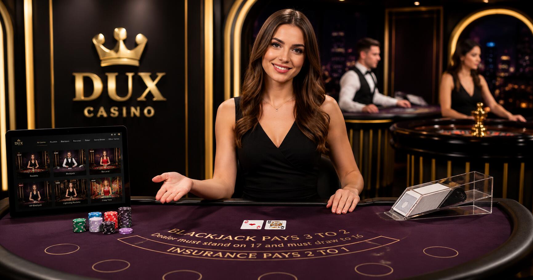 DuxCasino – tietopaketti live-kasinosta ja sen pelivalikoimasta